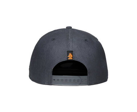 Netherlands Black Denim Snapback Hat